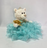 20" Quince Bear With Ruffles