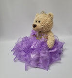 20" Quince Bear With Ruffles - ARC16832-5R Lavender (Made to Order)