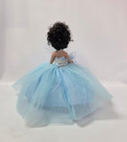 18" Precious Moments Doll With Tulle - ARC8421-4 Baby Blue