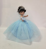 18" Precious Moments Doll With Tulle - ARC8421-4 Baby Blue