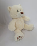 14" White Bear Body With Embroidery "Mis 15 Anos" - B14550