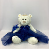 20" White Bear - B16631N-16 Navy Blue