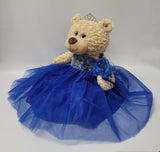 20" Quince Light Brown Bear With Embroidery "Mis 15 Anos" - B16632-15 Royal Blue