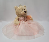20" Quince Light Brown Bear With Embroidery "Mis 15 Anos" - B16632-29M Blush