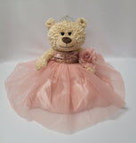 20" Quince Light Brown Bear With Embroidery "Mis 15 Anos" - B16632-30M Rose Gold