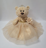 20" Quince Light Brown Bear With Embroidery "Mis 15 Anos" - B16632-34G  Champagne