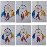 3"D Rainbow Dreamcather (Set Of 36 W/ Display) DC03387K