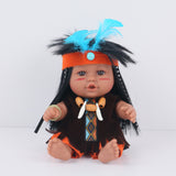 10" vinyl posable Native American dolls