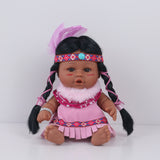 10" vinyl posable Native American dolls