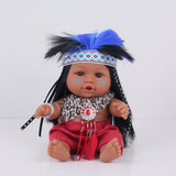 10" vinyl posable Native American dolls