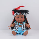 10" vinyl posable Native American dolls