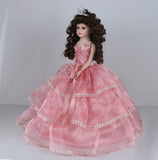 18" Sleeveless Umbrella Quince Dolls KB18724-30B Rose Gold