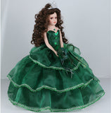 18" Sleeveless Umbrella Quince Dolls KB18724-33B Emerald Green