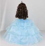 18" Sleeveless Umbrella Quince Dolls KB18724-4B Baby Blue