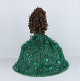 18" Quince Umbrella Dolls KB18725-33 Emerald Green