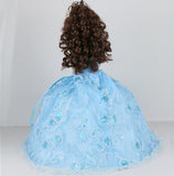 18" Quince Umbrella Dolls KB18725-4 Baby Blue