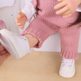 19" Reborn Baby with Brown hair - KK1971B