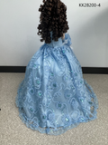 28" Birthday Umbrella Dolls KB28200-4 Baby Blue
