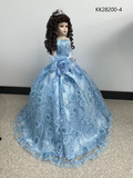 28" Birthday Umbrella Dolls KB28200-4 Baby Blue