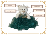 20" Quince Bear With Ruffles