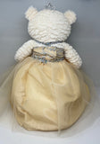 16" Quince Bear With Tulle - ARC16831-34 Champane (Made to Order) - Kinnex Dolls | ARC16831-34 |
