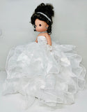 18" Precious Moments Doll With Ruffles - ARC8421-1R White