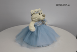 9" Quince Bear - B09631P-4 Light Blue - Kinnex Dolls | B09631P-4 |