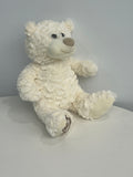 12" White Bear Body With Embroidery "Mi Bautizo" - B09831B