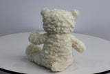 12" White Bear Body With Embroidery "Mi Presentacion"  - B09831P