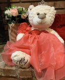 16" Quince Bear - B16831-20 Flamingo - Kinnex Dolls | B16831-20 |