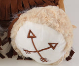 16" Indian Light Brown Bear With Embroidery - DB16832-1 - Kinnex Dolls | DB16832-1 |
