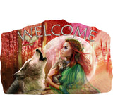 DC12145E 12"L WOOD WELCOME SIGN - Kinnex Dolls | DC12145E |