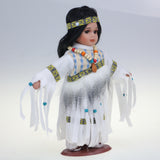 10" Porcelain Indian Doll, Little Cubs
