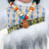 10" Porcelain Indian Doll, Little Cubs