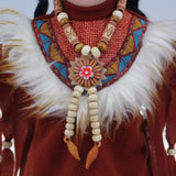 10" Porcelain Indian Doll, Little Cubs