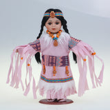 10" Porcelain Indian Doll, Little Cubs