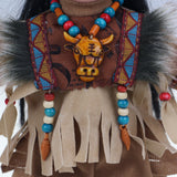 10" Porcelain Indian Doll, Little Cubs