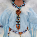 16" Porcelain Indian Doll D16763, Sonia