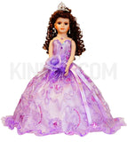 18" Quince Umbrella Dolls KB18725-5 Lavender - Kinnex Dolls | KB18725-5 |