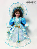 16" Victorian Doll In Blue Dress - VICTORIA- KB16150 - Kinnex Dolls | KB16150 |