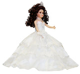 18" Sleeveless Umbrella Quince Dolls KB18724-1B White - Kinnex Dolls | KB18724-1B |