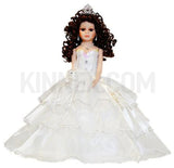 18" Sleeveless Umbrella Quince Dolls KB18724-1B White - Kinnex Dolls | KB18724-1B |