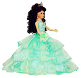 18" Sleeveless Umbrella Quince Dolls KB18724-25B Mint - Kinnex Dolls | KB18724-25B |