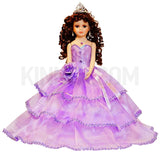 18" Sleeveless Umbrella Quince Dolls KB18724-5B Lavender - Kinnex Dolls | KB18724-5B |