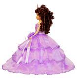 18" Sleeveless Umbrella Quince Dolls KB18724-5B Lavender - Kinnex Dolls | KB18724-5B |