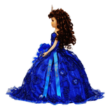 18" Quince Umbrella Dolls KB18725-15 Royal Blue - Kinnex Dolls | KB18725-15 |