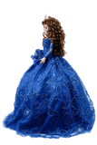 28" Birthday Umbrella Dolls KB28200-15 Royal Blue - Kinnex Dolls | KB28200-15 |