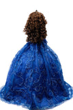 28" Birthday Umbrella Dolls KB28200-15 Royal Blue - Kinnex Dolls | KB28200-15 |