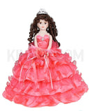 18" Quince Umbrella Dolls KK18729-20 Flamingo - Kinnex Dolls | KK18729-20 |