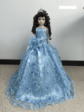 28" Birthday Umbrella Dolls KB28200-4 LIGHT BLUE - Kinnex Dolls | KB28200-4 |